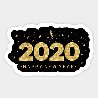 Happy New Year 2020 Sticker